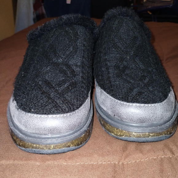 Earth Elements Women's Acacia Cable Knit Comfort Slip-On Black Size 11 - Picture 1 of 7